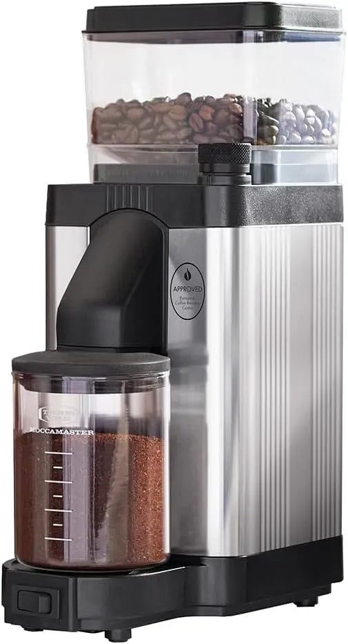 KM5 Kaffeemühle, Kaffeebohnenmühle, Silber, Polished Silver