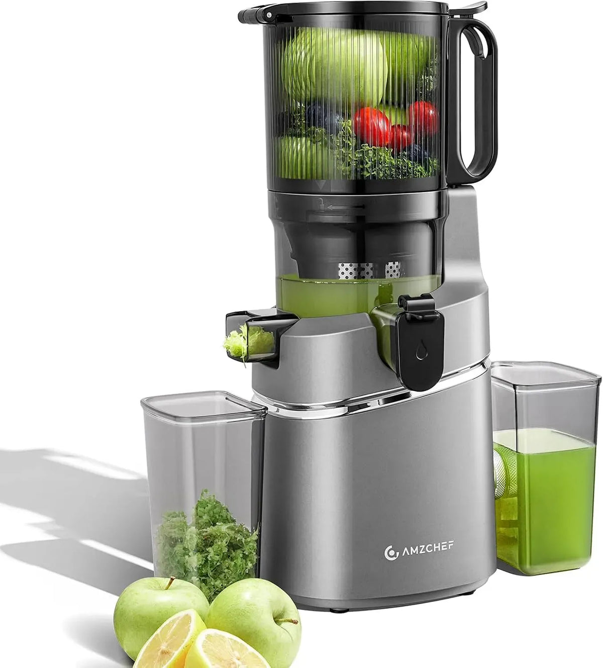 Entsafter, AMZCHEF, Saftpresse, Saft- und Zitruspresse, Entsafter Slow Juicer