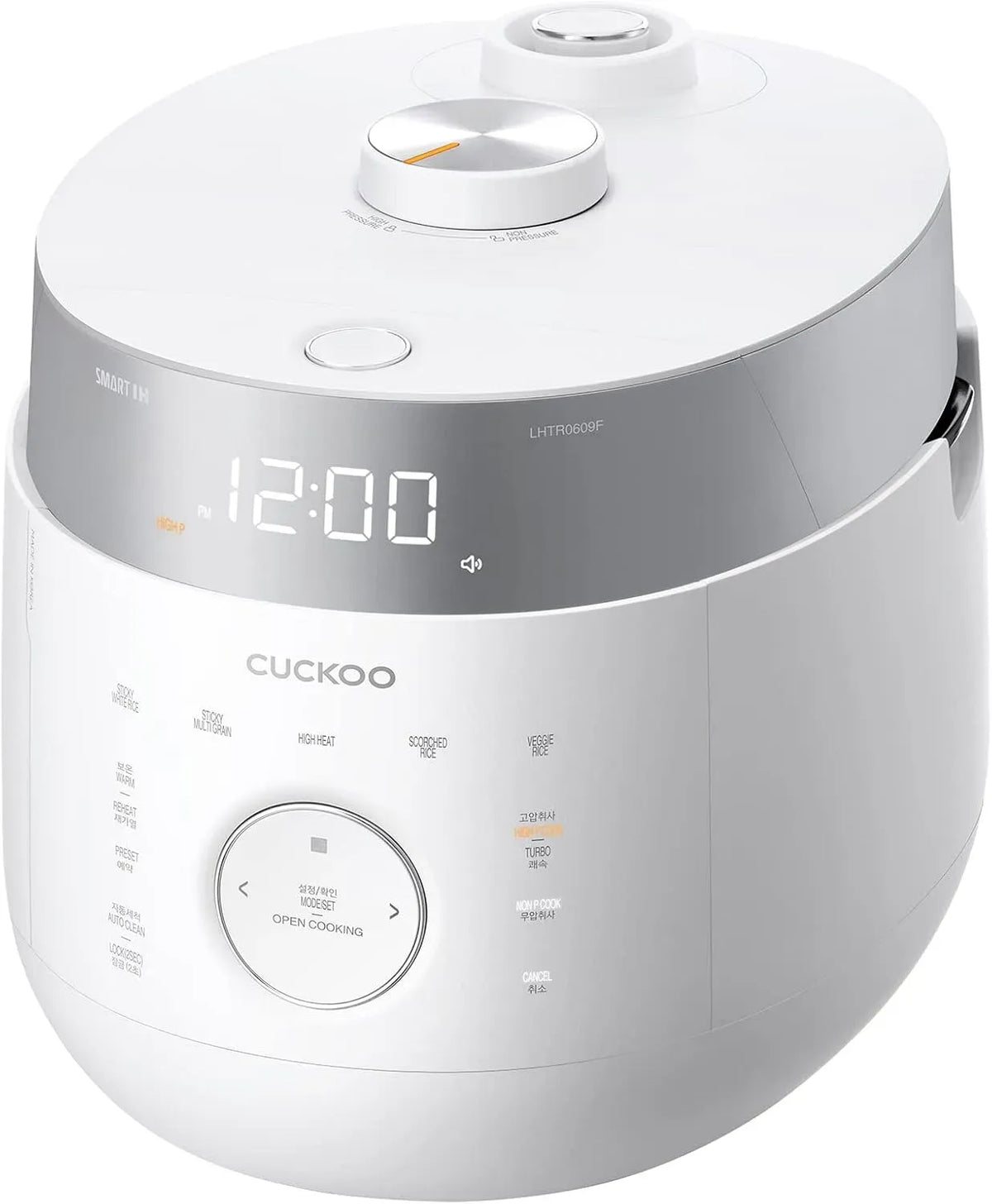 CRP-LHTR0609F Reiskocher, elektrischer Reiskocher, 1.08 L, 6 Tassen, Weiß, CUCKOO
