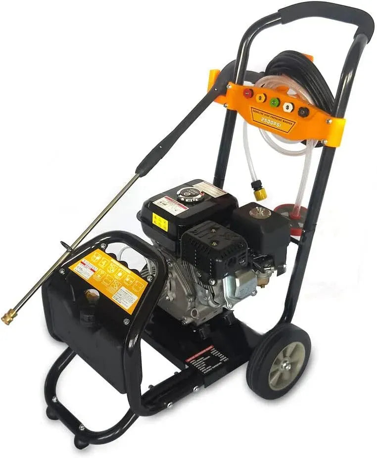Dampfreiniger, 420 cm, Druckdampf, mobiler Hochdruckreiniger mit starker Reinigungsleistung, Benzin-Hochdruckreiniger, 7,5 PS Viertaktmotor