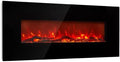 Klarstein Elektroheizung, 1600 W, Timer, Thermostat, Wohnzimmergestaltung, Elektrischer Kamin mit LED Flammen, Einstellbarer Thermostat
