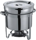 Kraftstoffhalter, Wasserpfanne, Wärmer, 4 L, Wärmefunktion, Silber, für Partys
