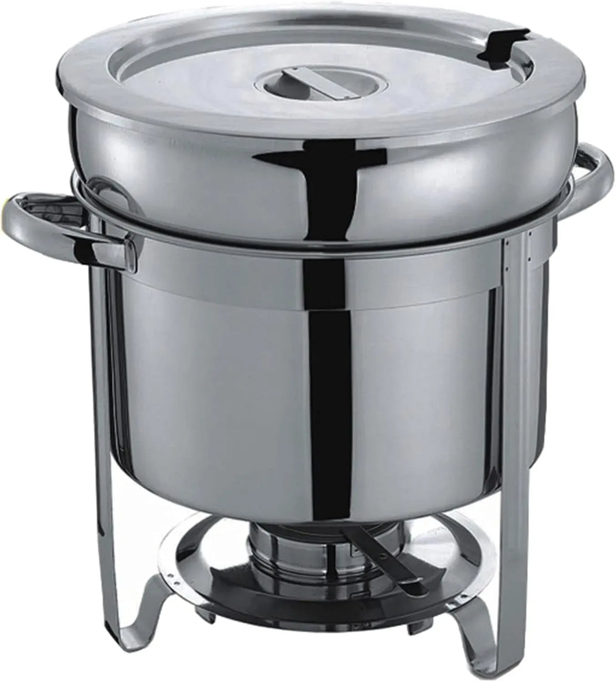 Kraftstoffhalter, Wasserpfanne, Wärmer, 4 L, Wärmefunktion, Silber, für Partys