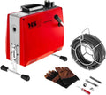 CLEAN 2 2.3E Rohrreinigungsmaschine, Rohrreinigungsgerät, Werkzeug, 390 W, 100 mm, 16 mm, für Rohre mit Ø 30 bis 100 mm Rohrreinigungsmaschine Spi