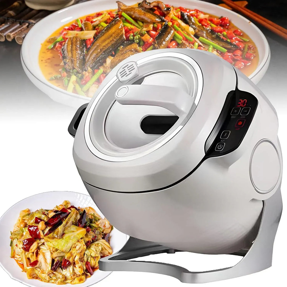 Kochmaschine, Reismaschine, Speiseeismaschine, 6 L, 2000 W