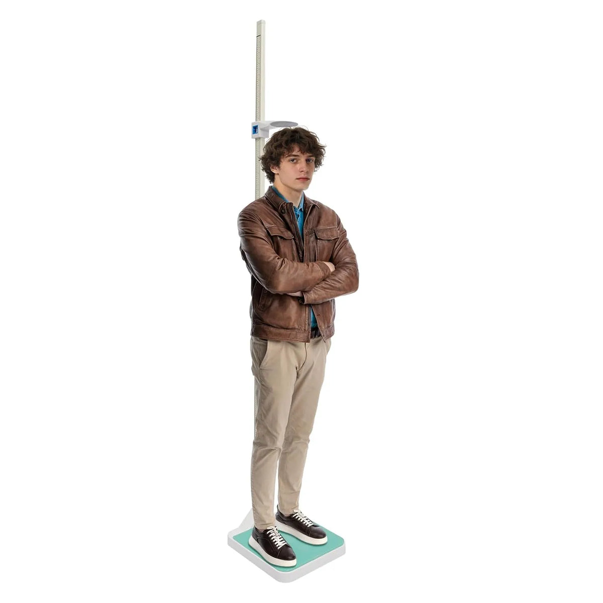 Körpergrößenwaage, Personenwaage, 220 cm, 180 kg, für Zuhause Klinik Schule Fitnessstudio
