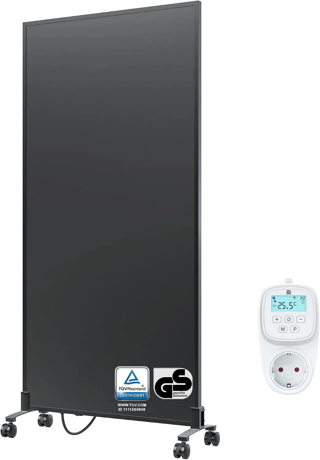 Smartes Thermostat, 1000 W, WLAN, Infrarotheizung, Wärmefunktion, BR Bringer® Infrarotheizung 1000 W mobil Smart-Thermostat WiFi App