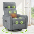 Relax- und Massagesessel, Wohnzimmergestaltung, 360°Drehbarer TV Sessel Wohnzimmer, 2 Seitentaschen
