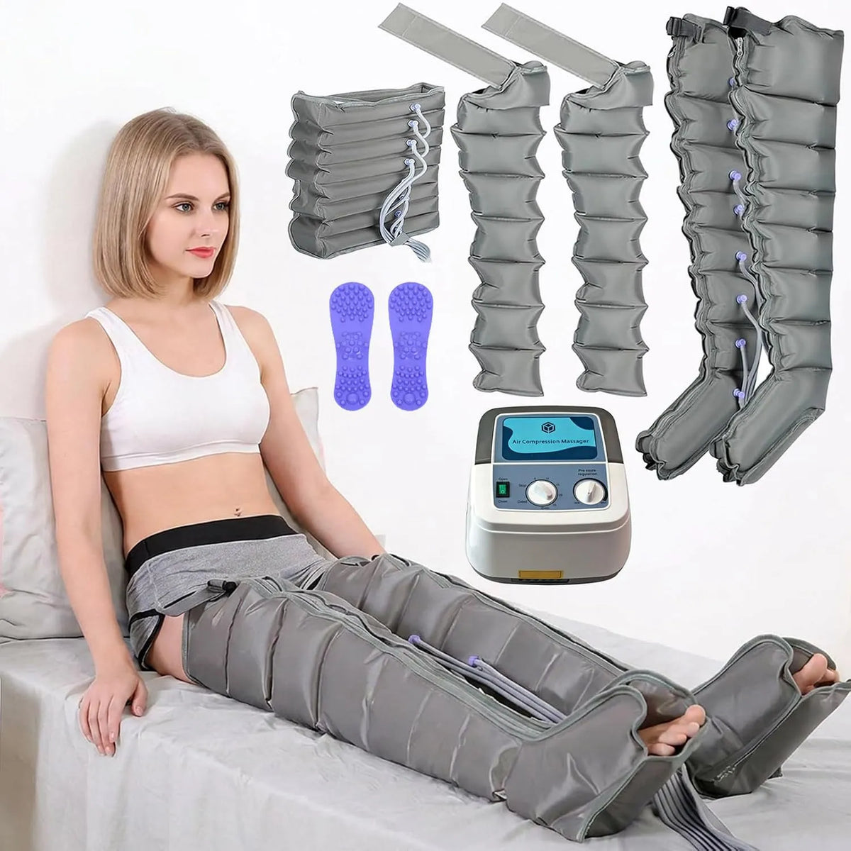 30-240mmHg Lymphdrainage Gerät, Beinmassagegerät, gewerblich
