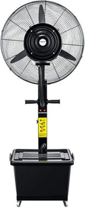 Ventilator, 40 L, Industrie, 3 Geschwindigkeiten, großer Wassertank, verstellbarer Metallständer