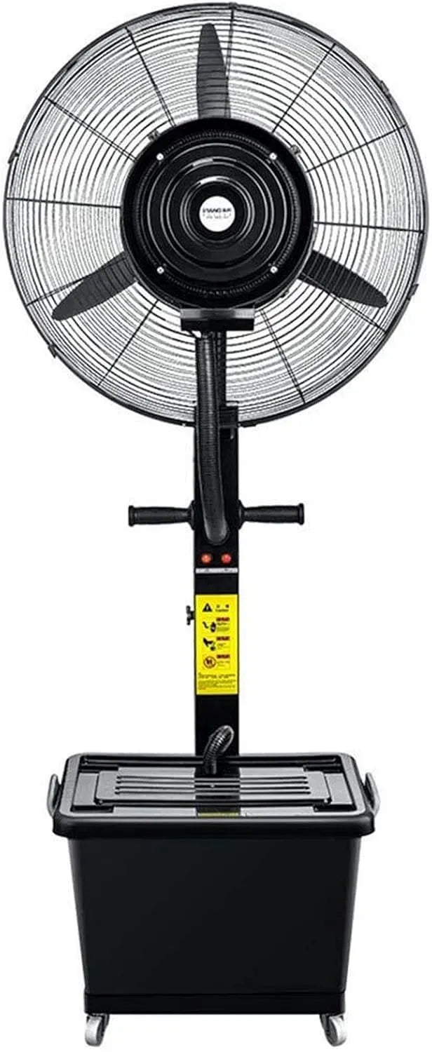Ventilator, 40 L, Industrie, 3 Geschwindigkeiten, großer Wassertank, verstellbarer Metallständer
