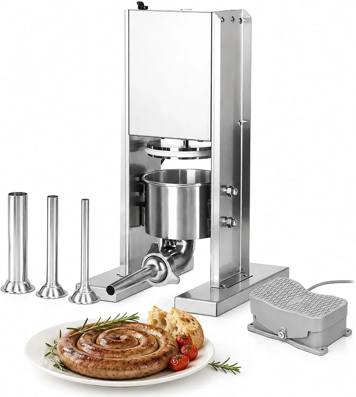 Wurst Maker, Wurstfüllmaschine, 3 L, 2 L, Edelstahl