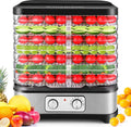 Dörrautomat, Dörrapparat, Dörrgerät, Lebensmitteltrockner, 400 W, 35 bis 70 °C, Edelstahl, für Fleisch