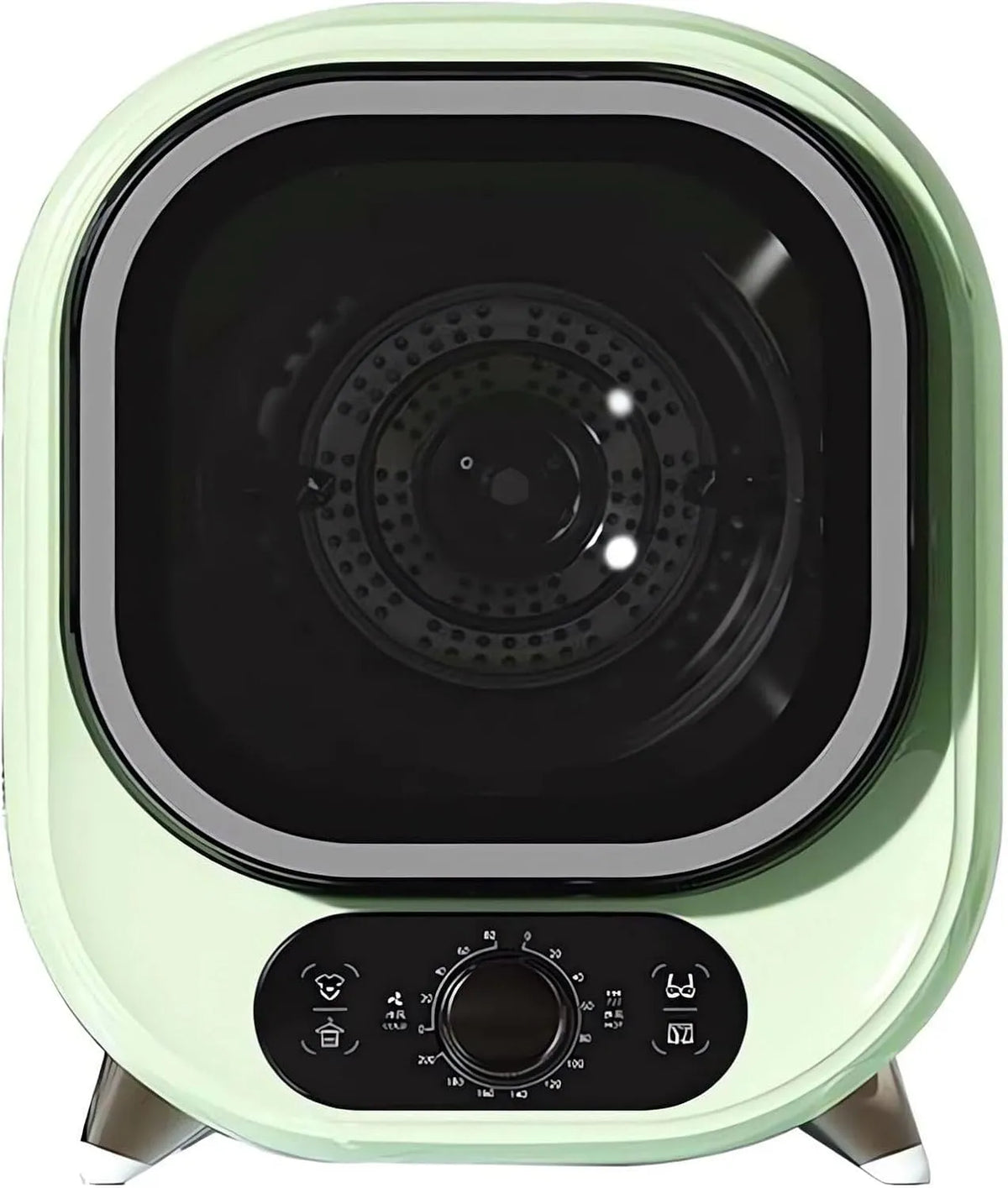 Wäschetrockner, 5 kg, 35 dB, Timer, 3D-Optik, leise, 0–200 Minuten Timer und 35 dB leiser Betrieb, 3D-Heiß-/Kaltlufttrocknung