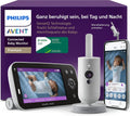 Philips SCD974/26 Babyphone, HD-Kamera, Babyüberwachungsgerät, Wandmontage, IPS-Panel, für höchste Cybersicherheit