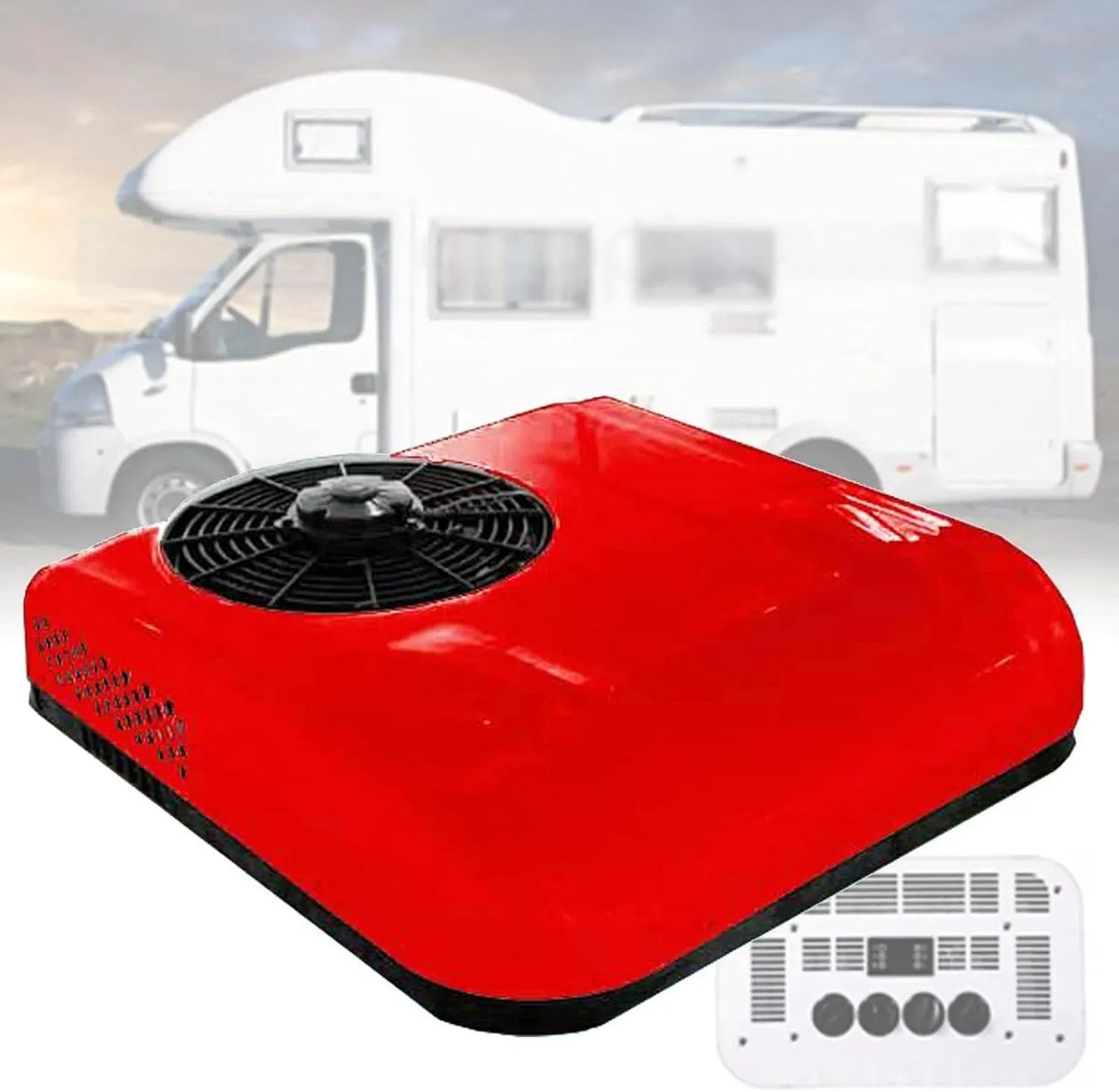 Klimaanlage Red-24V, 24 V, Rot, 8 Stunden Laufzeit, LKW