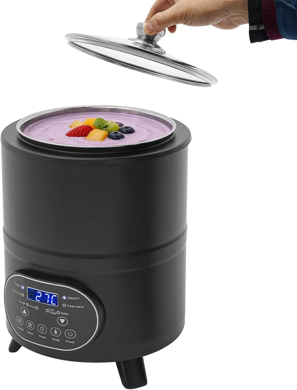 Yogurt Maker, Joghurtbereiter, Joghurtmaschine, 8 L, für Griechischer Joghurt
