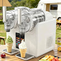 Slush-EIS-Maschine, Slush-Eisbereiter, Touch-Bedienung, Weiß