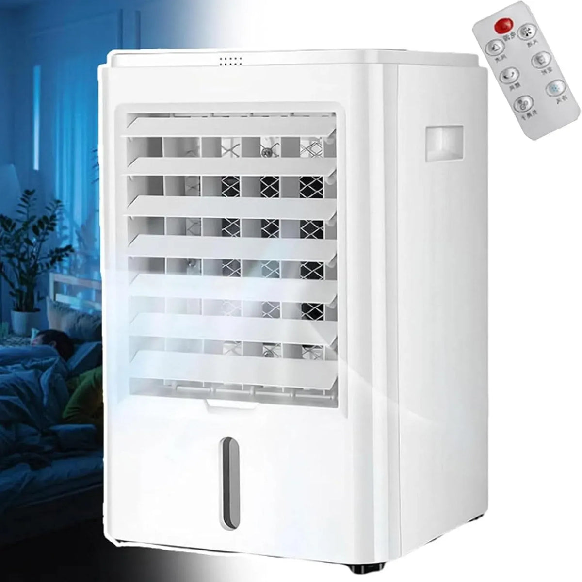 Klimaanlage 4-in-1 1/2/4-Stunden-Timer, 12 V, tragbar, 3 Geschwindigkeiten, Tragbarer Auto-Luftkühler