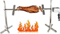 Motor, Grill, 15 W, 220 V, Camping, Edelstahl, für Partycamping