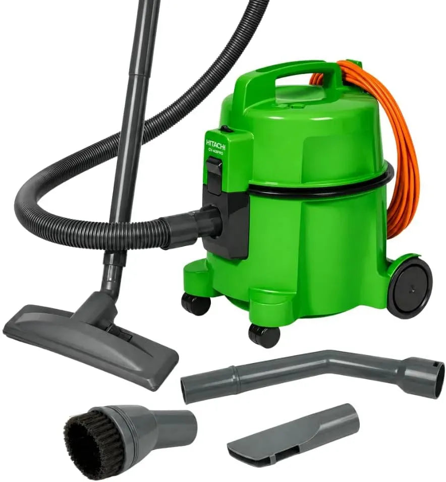 Staubsauger, 880 W, Hitachi CV-400, Grün, 13 m Aktionsradius, HEPA Filter