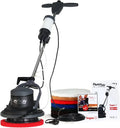 Poliermaschine, 12 Zoll, Floorboy® Starterset mit 12 Zoll Einscheiben Reinigungs- und Poliermaschine mit Tank