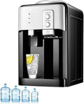 ZMIN 220 Kalt-Heiß-EIS-Wasserkühler, Wasserspender, Heizung, 220 V, Wärmefunktion, Schwarz, für Zuhause