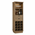 Estantería de madera para vinos, 180 cm de alto