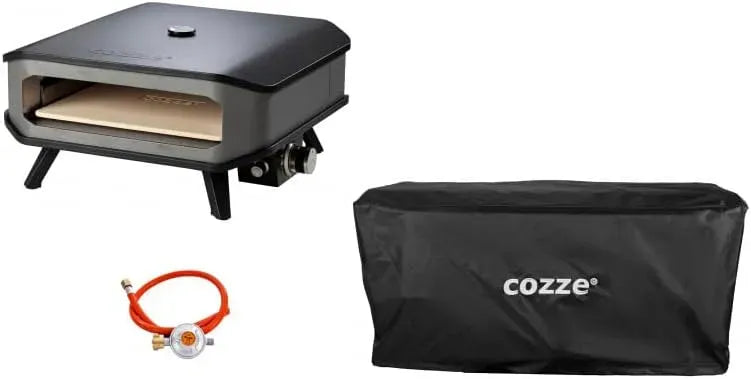 Elektrischer Pizzaofen XXL 17, 42,50 x42,50 cm, tragbar, Grill, Schwarz