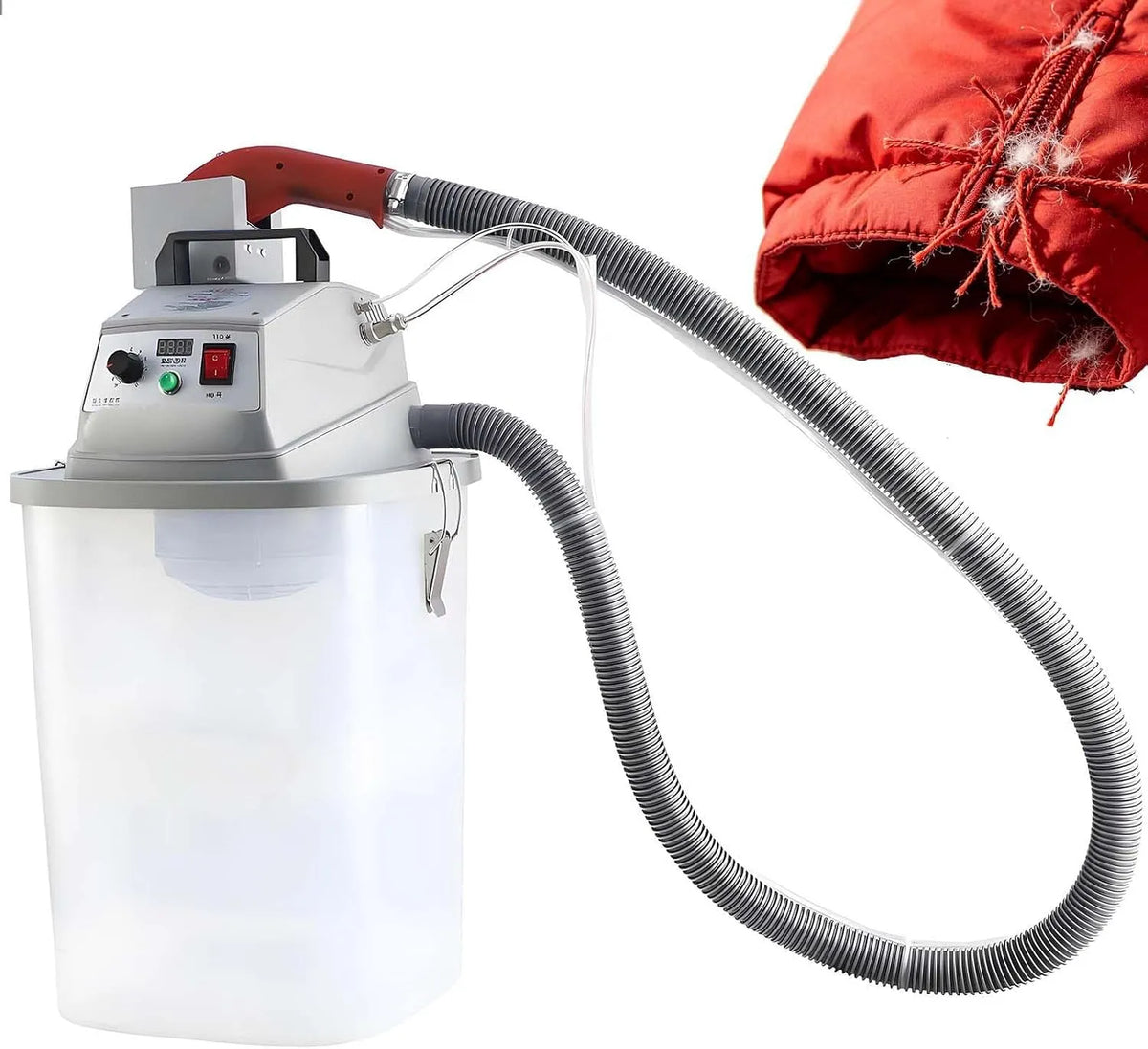 Schneidgerät, Behälter, Motor, 30 L, 450 W, Dampf, für Gewerbe, Fadenabsaug