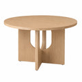 Mesa redonda de madera de roble 120 cm