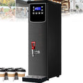 Warmwasserbereiter, Edelstahl, Schwarz, Heißwassergerät, Edelstahl-Sofortboiler Mit Automatischer NachfüLlung & Tropfstopp