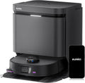 Saugroboter, EUREKA J15, 22000Pa Saug Wischroboter mit Selbstreinigung, 80℃ Heißwasserreinigung, IntelliView 2,0