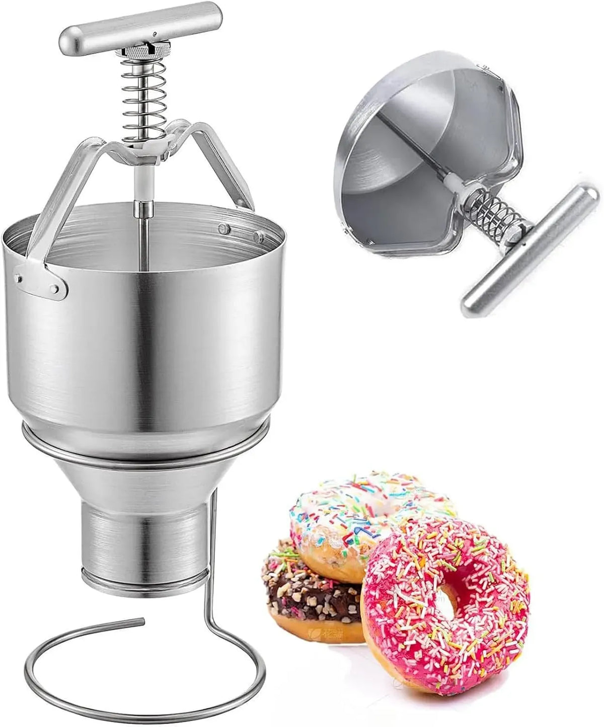 Tropfenspender, Donut-Halter, Donut-Maker, für gleichmäßige Donut-Formung und Teigdosierung