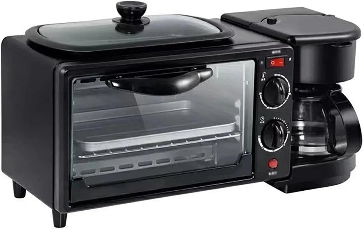 30-Minuten-Timer Multifunktions-Frühstücksmaschine, in-1-Frühstücksstation, 1250 W, Wärmefunktion