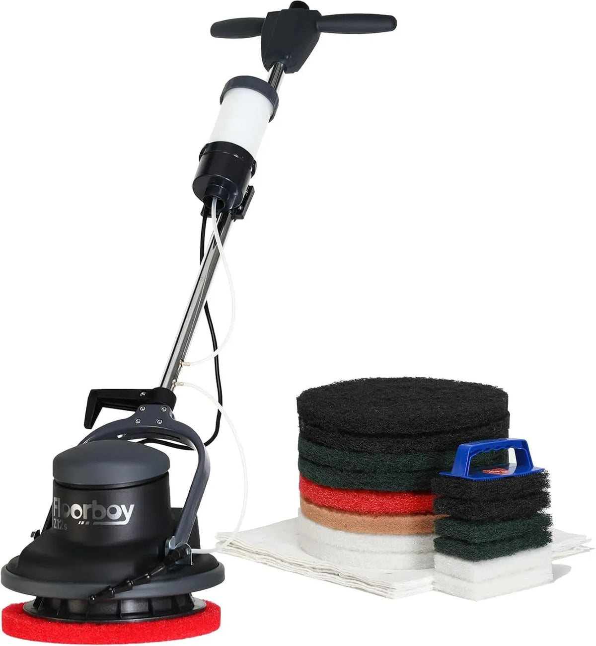EInscheibenmaschine, Poliermaschine, Bohnermaschine, Tellermaschine, Bodenreinigungsmaschine, 12 Zoll