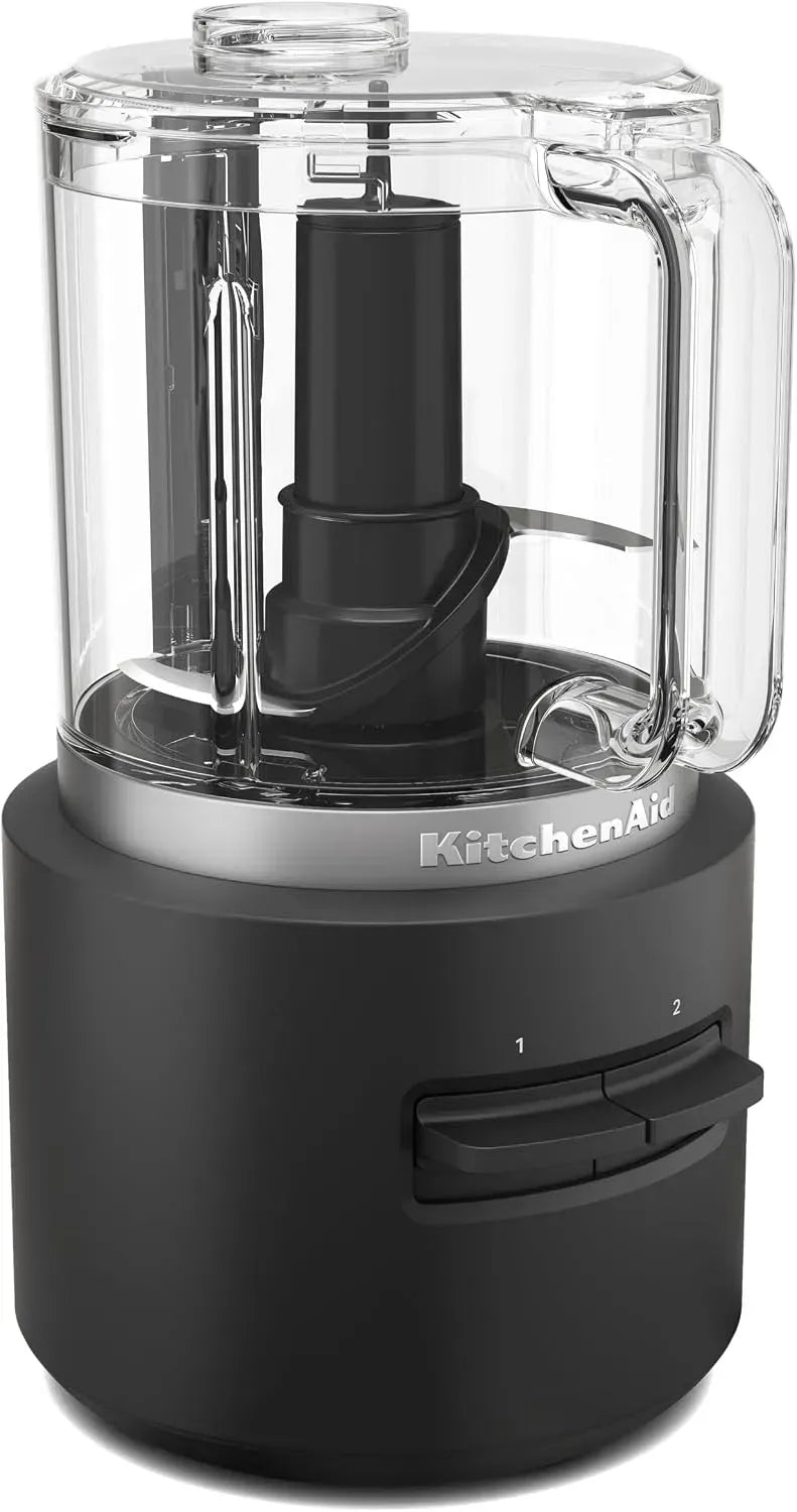 KitchenAid Akku, 1,18 L, Edelstahl, 2 Geschwindigkeiten, kabellos, Schwarz