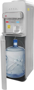 Wasserspender, Wasserkühler, Wärmefunktion, Silber, für Trinkwasserausgabe im Büro