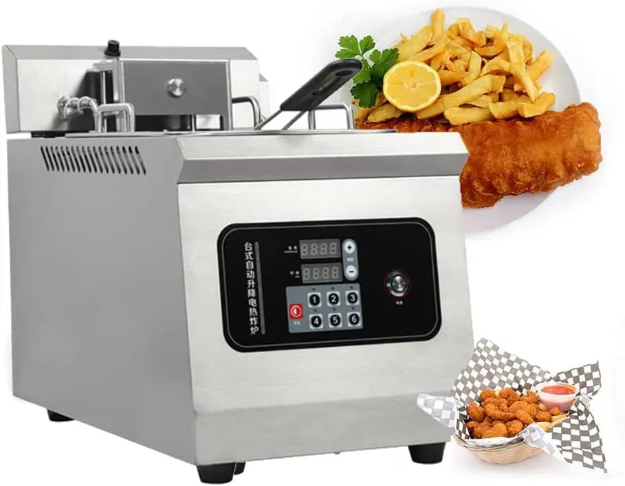 14-Liter-Fritteuse, 3500 W, gewerblich, Elektrische