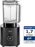 Standmixer, 1.8 L, ZWILLING ENFINIGY 1600-Watt-Hochleistungsmotor, Edelstahl, Schwarz, Mixer mit Edelstahl-Winglet-Klinge &