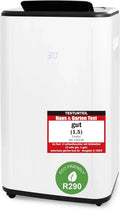 Luftentfeuchter, 6 L, Emerio R290 30L/Tag, Timer, LED Display, DH-129238, großer 6L Tank, Raumgröße bis zu 60m²