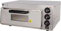 Elektrischer Pizzaofen, 400x400 mm, 2000 W, Beeketal, 2 Temperaturzonen