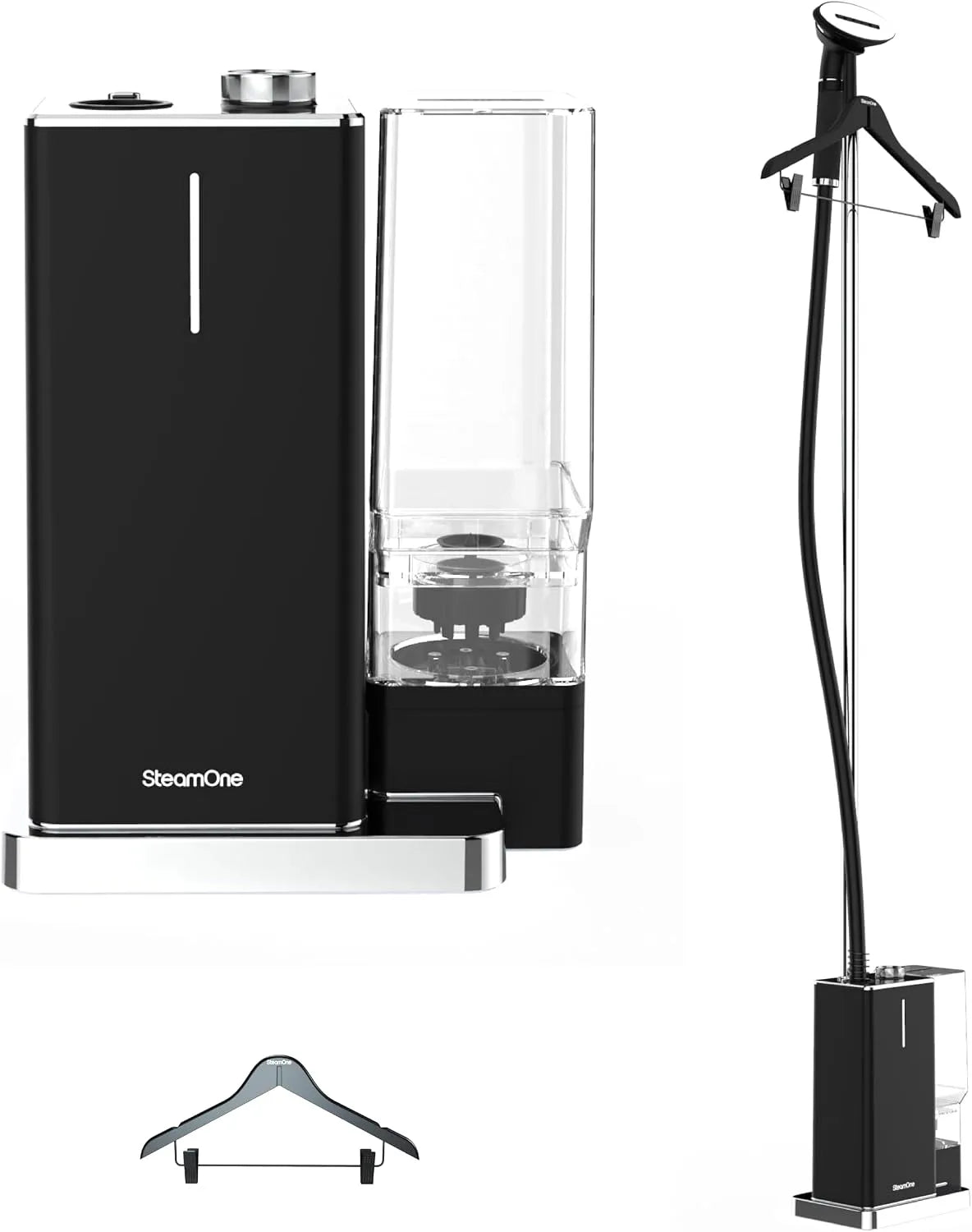 45min 35s Dampfglätter, 2 L, 2300 W, 3 Modi, Schwarz