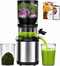 Entsafter, AMZCHEF, 160mm XXL-Einfüllschacht, Saftpresse, Entsafter Slow Juicer