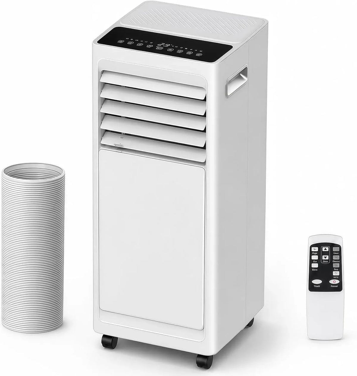 Klimaanlage, 1000 W, 301 m³/h, Transportrollen, Timer, 24 Stunden Timer, Waschbarer Filter, Fernbedienung 5 m